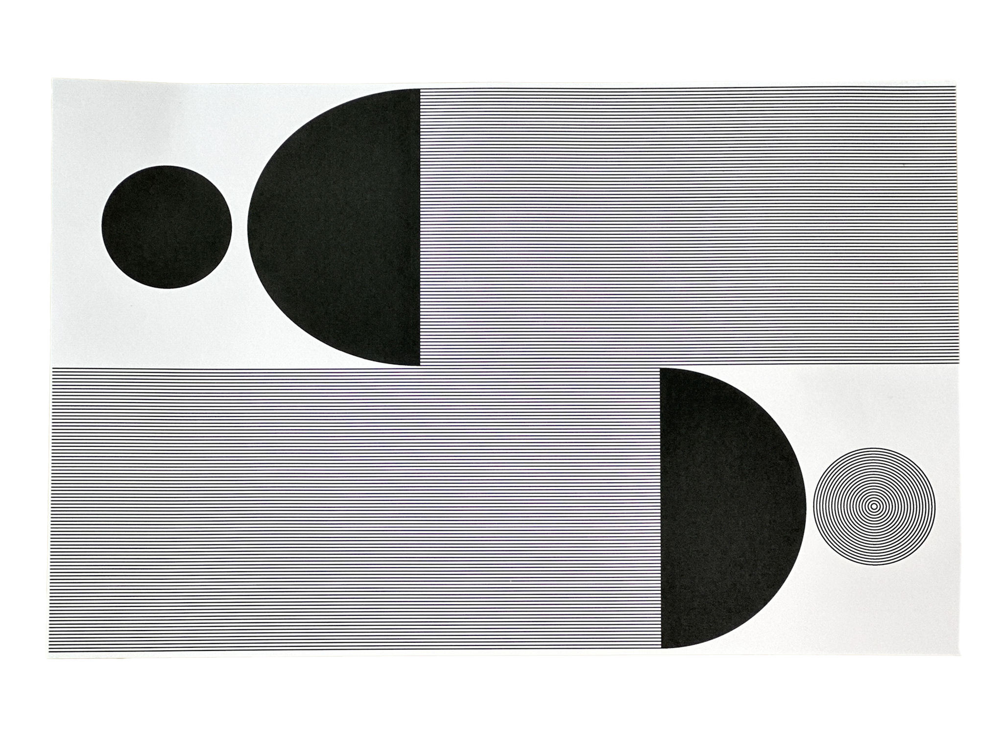 Black and White | Deluxe Paper Placemats set of 6 or 12