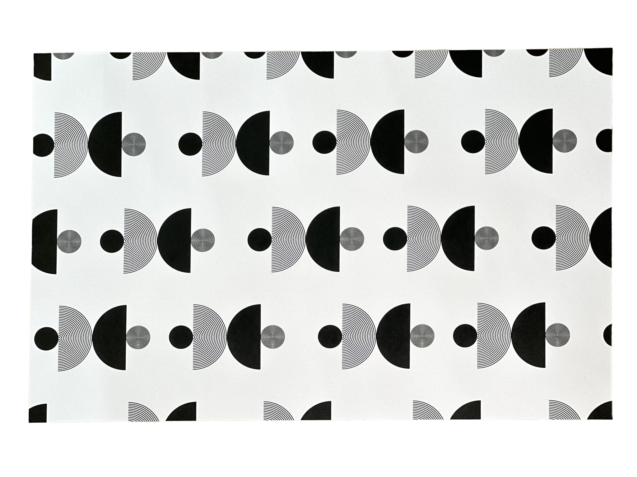 Black and White | Deluxe Paper Placemats set of 6 or 12