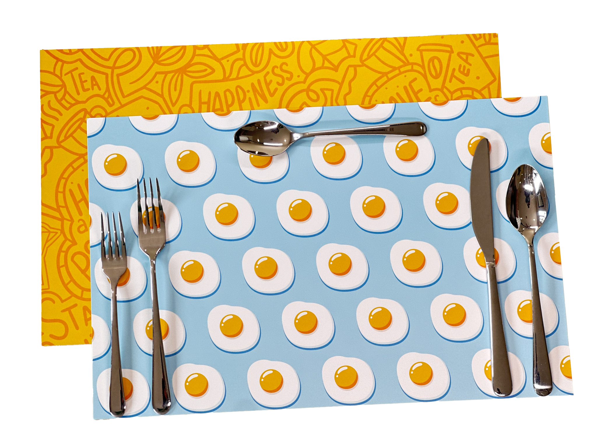 Sunny Side Up | Deluxe Paper Placemats set of 6 or 12