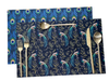 Peacock | Deluxe Paper Placemats set of 6 or 12