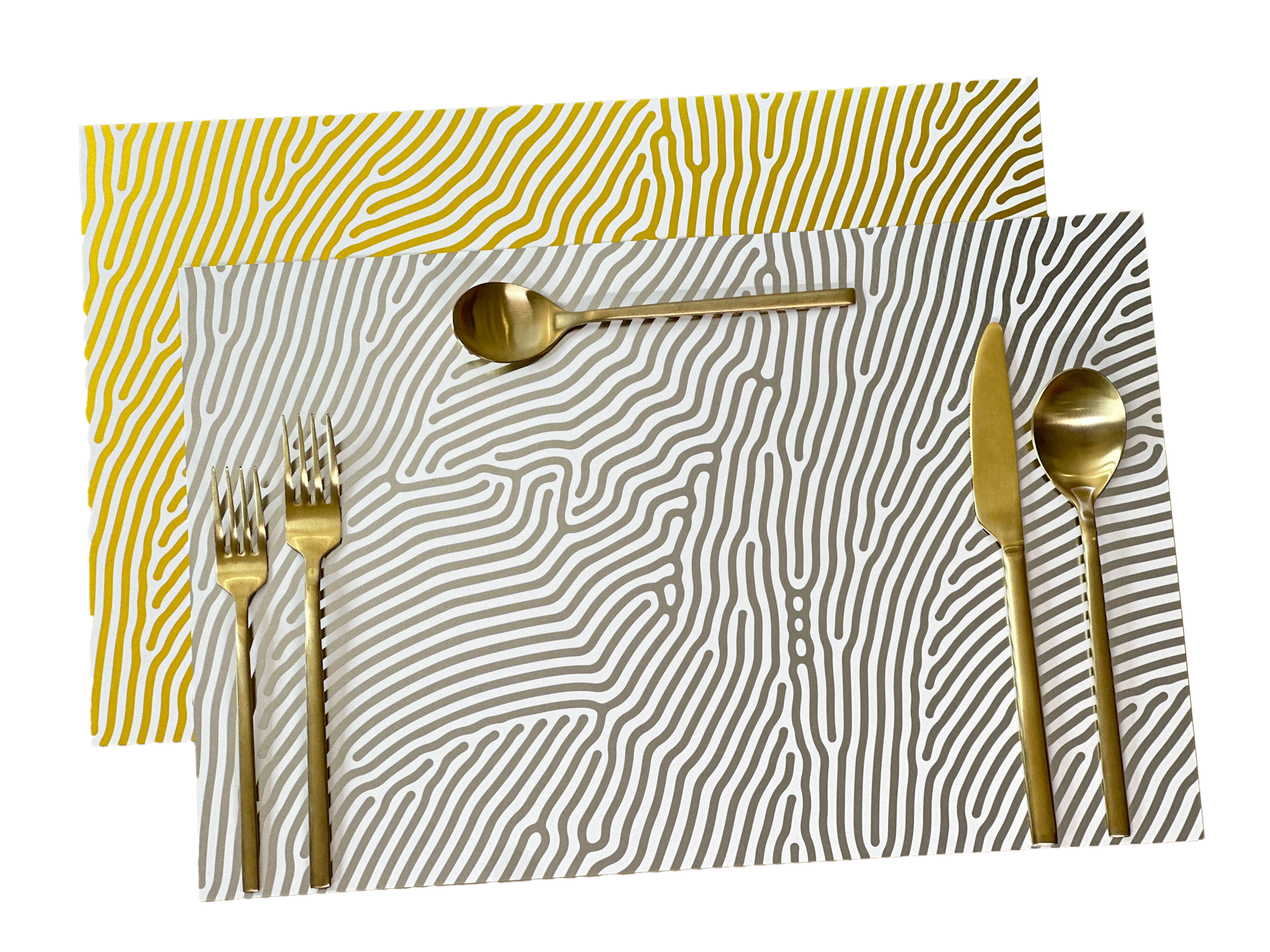 Gold and Silver | Elite Paper Placemats set of 6