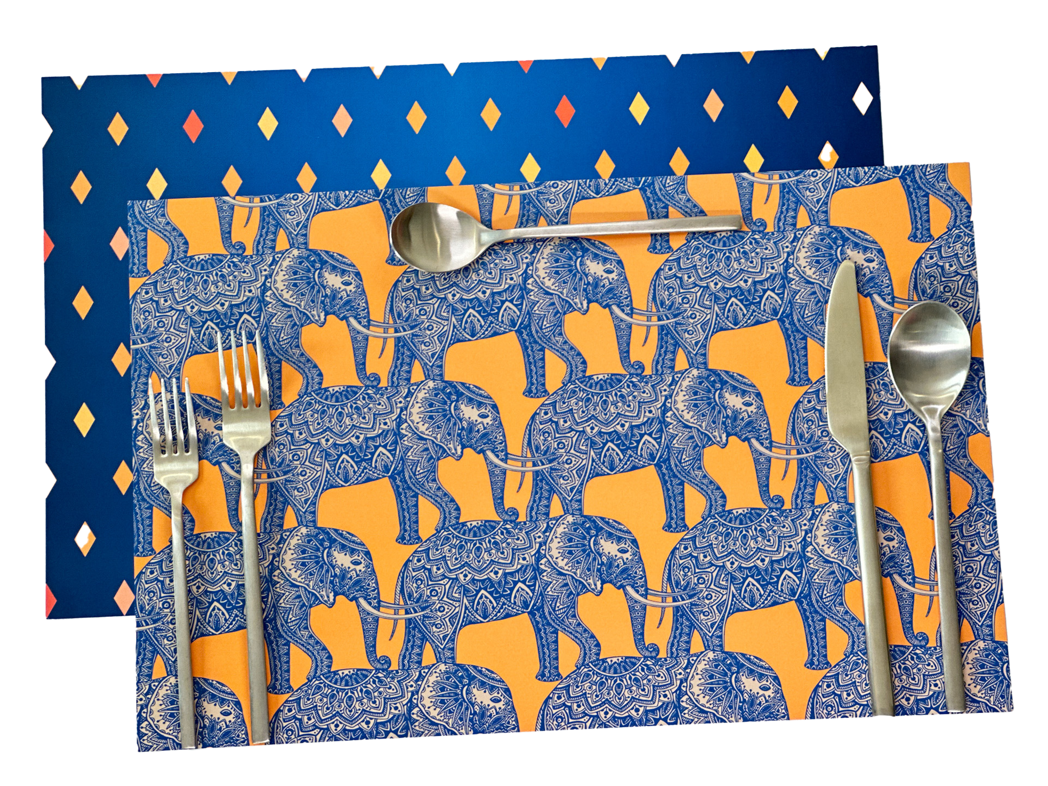 Elephants | Deluxe Paper Placemats set of 6 or 12