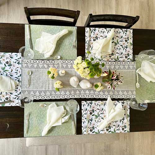 Magnolia | Deluxe Paper Placemats set of 6 or 12