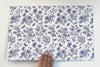 Load and play video in Gallery viewer, Reversible paper placemats toile de joy style