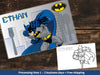 BATMAN Personalized table Placemat for kids