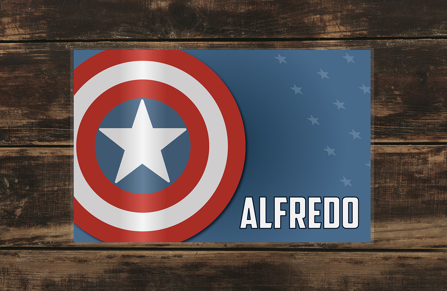 CAPTAIN AMERICA Personalized Placemat for Kids