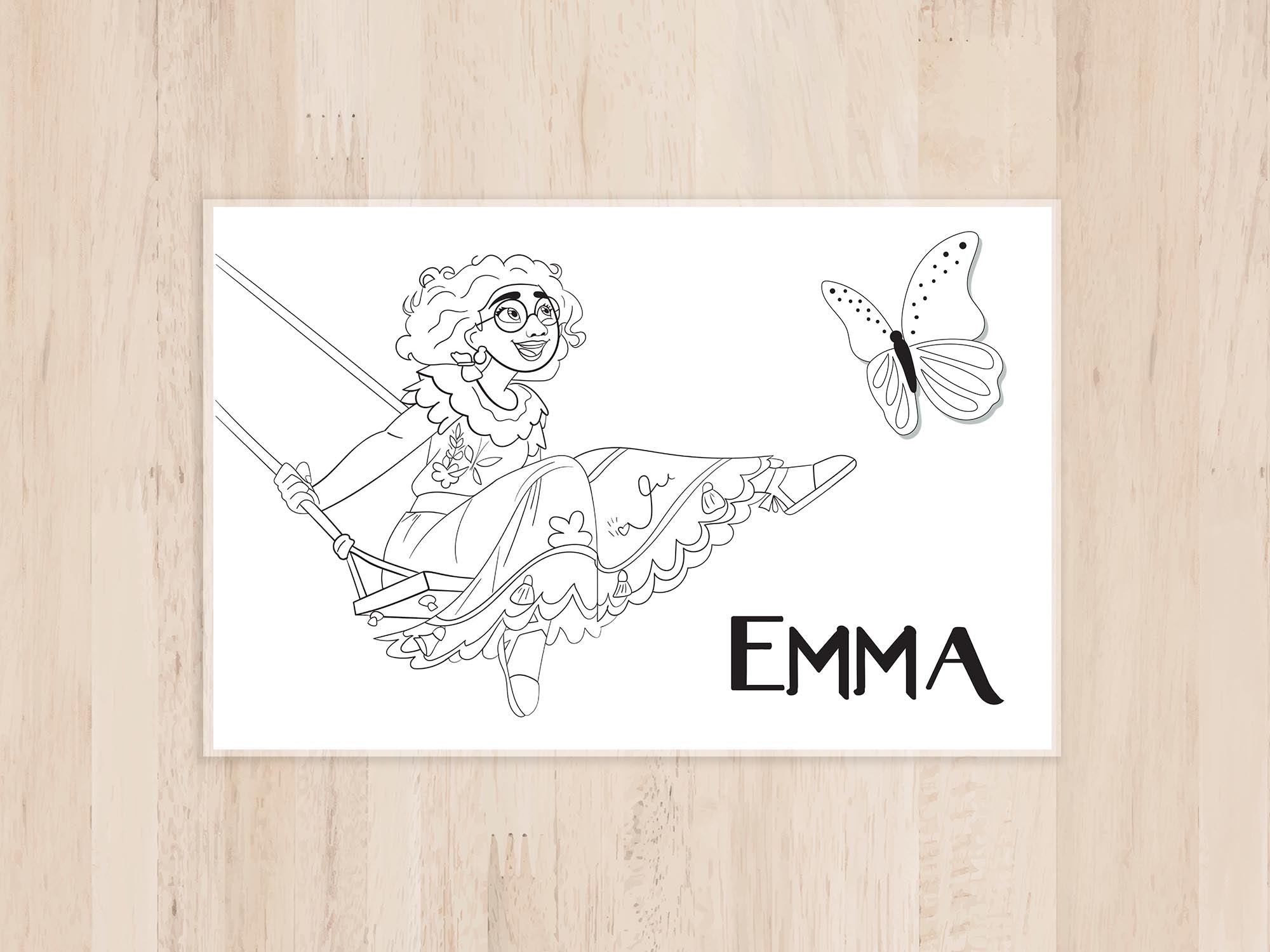 Encanto Personalized table Placemat for kids